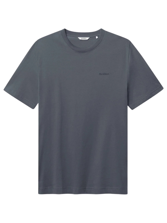 GABBA Dune Logo SS GOTS T-shirt - Turbulence Blue